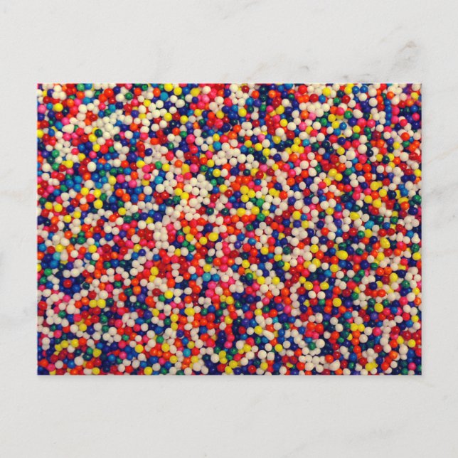 Candy Sprinkles Postkarte (Vorderseite)