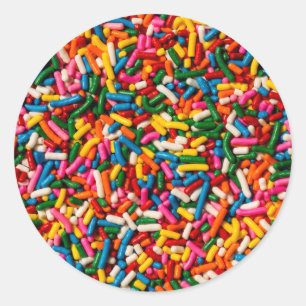 Candy Sprinkles Runder Aufkleber