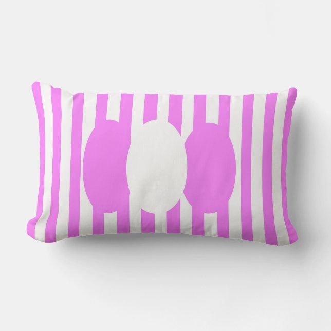 Candy Stripe Lendenkissen (Vorderseite)