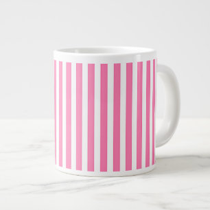 Candy Stripe Pink Jumbo-Tasse