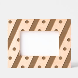 Candy Stripe & Polka Dot Picture Frame Pink & Blue Geätzte Rahmen