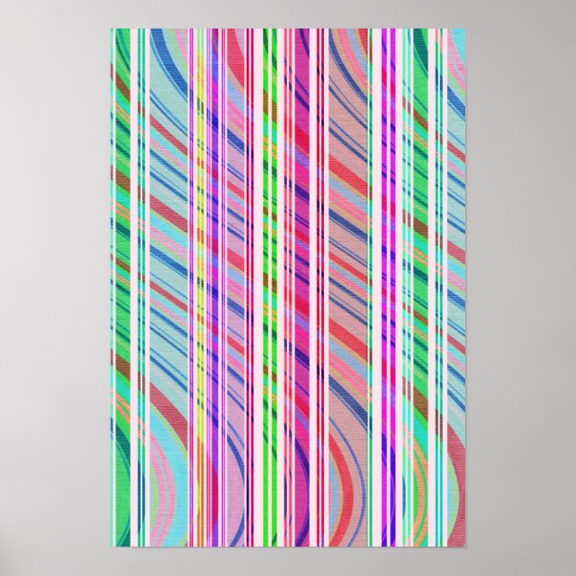 Candy Stripe Poster (Vorne)