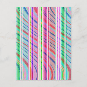Candy Stripe Postkarte