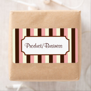 Candy Striped Labels