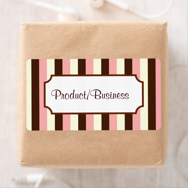 Candy Striped Labels (Insitu)
