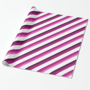 Candy Stripes Lila & rosa Wrapping Paper Geschenkpapier