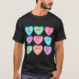 Candy Sweet Heart Liebe Valentinstag Shirt Frauen
