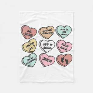 Candy Sweet Heart Liebe Valentinstag Shirt Frauen Fleecedecke
