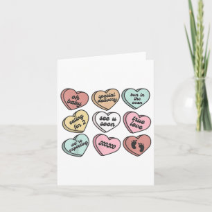 Candy Sweet Heart Liebe Valentinstag Shirt Frauen Karte