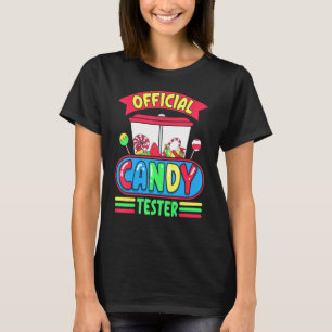 Candy Tester Lollipop Süßigkeiten Halloween Girls T-Shirt