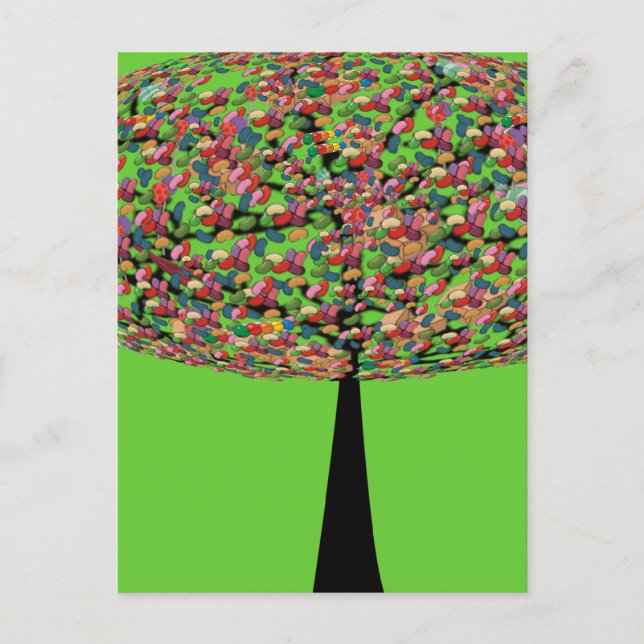 Candy Tree Postkarte (Vorderseite)