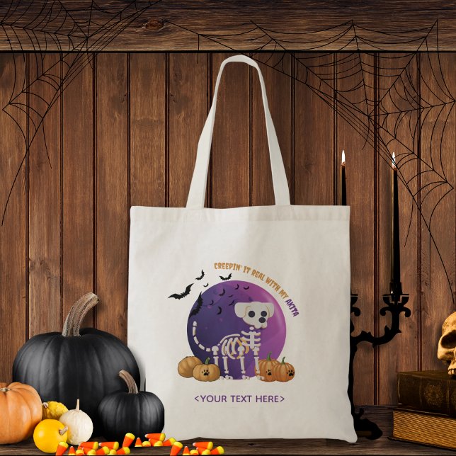 Candy Trick oder Treat Halloween Bag Tragetasche (Trick or Treat OR show up to the Halloween party in style. Represent your favorite dog breed!!)