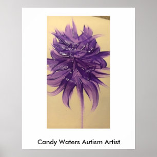 Candy Waters Autism Artist Poster