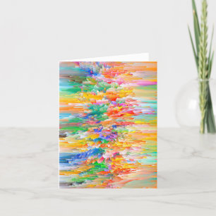 Candy Waters Autisst Artist Feiertagskarte