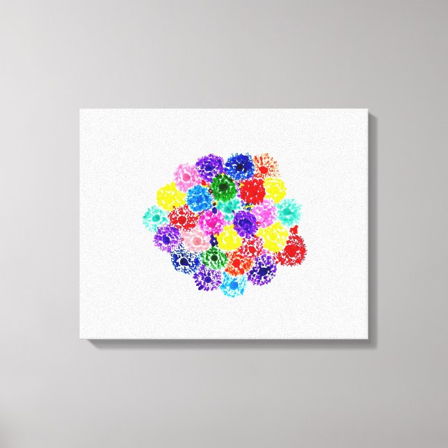 Candy Waters Autisst Artist Leinwanddruck (Vorderseite)