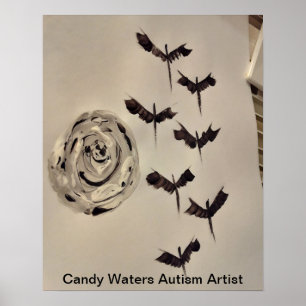 Candy Waters Autisst Artist Poster