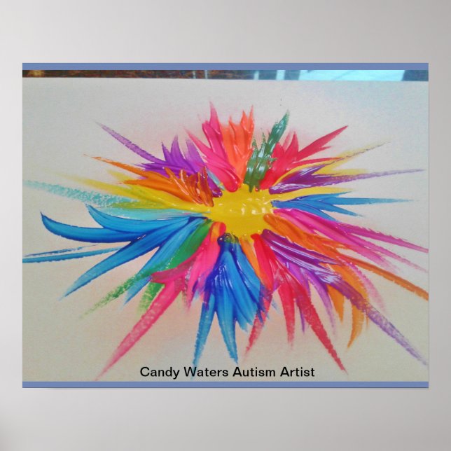 Candy Waters Autisst Artist Poster (Vorne)