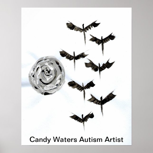 Candy Waters Autisst Artist Poster (Vorne)