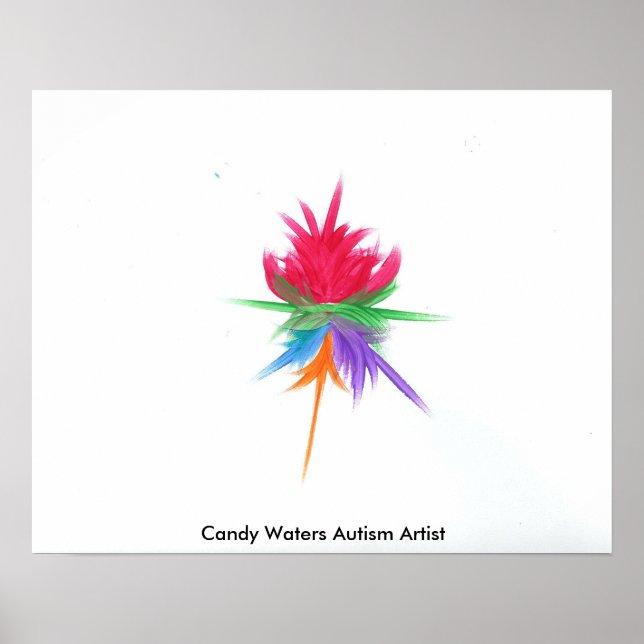Candy Waters Autisst Artist Poster (Vorne)