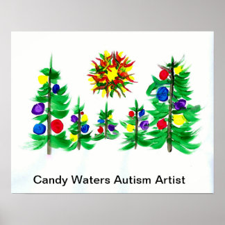 Candy Waters Autisst Artist Poster