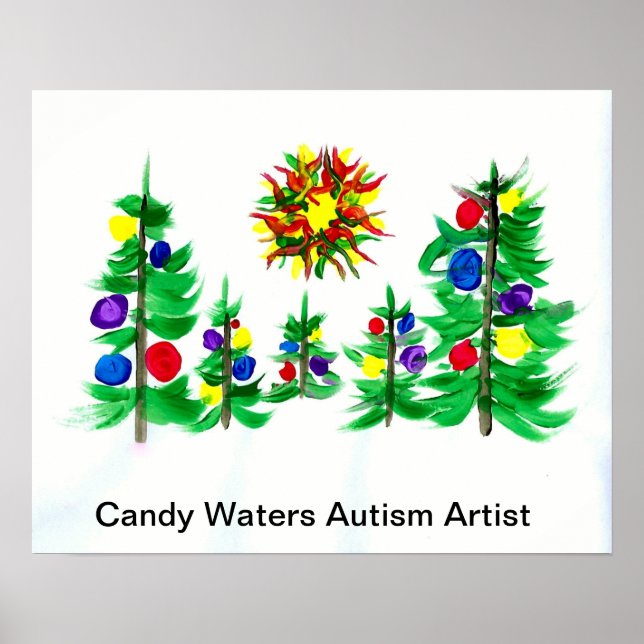 Candy Waters Autisst Artist Poster (Vorne)