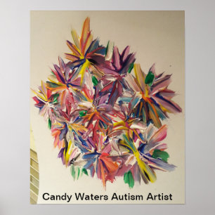 Candy Waters Autisst Artist Poster