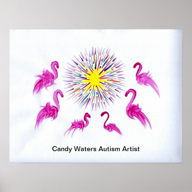 Candy Waters Autisst Artist Poster (Vorne)