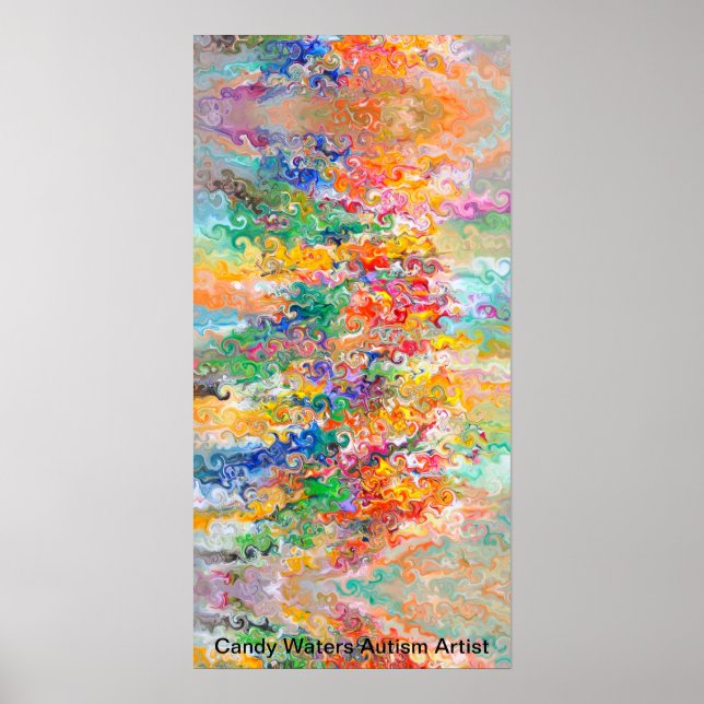 Candy Waters Autisst Artist Poster (Vorne)