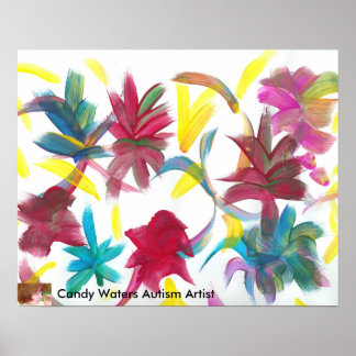 Candy Waters Autisst Artist Poster