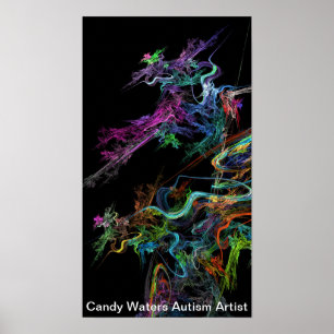 Candy Waters Autisst Artist Poster