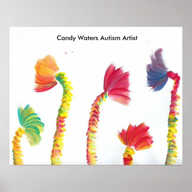Candy Waters Autisst Artist Poster (Vorne)