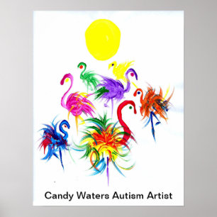 Candy Waters Autisst Artist Poster