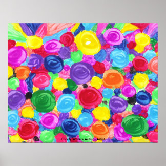 Candy Waters Autisst Artist Poster