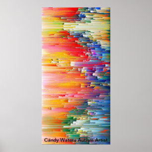Candy Waters Autisst Artist Poster