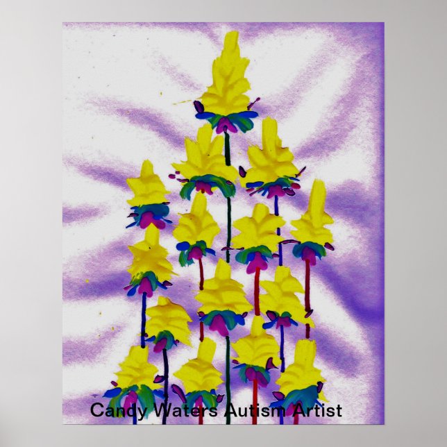 Candy Waters Autisst Artist Poster (Vorne)