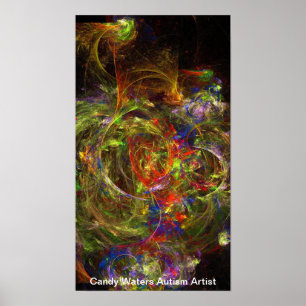 Candy Waters Autisst Artist Poster