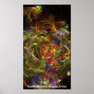 Candy Waters Autisst Artist Poster