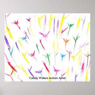Candy Waters Autisst Artist Poster