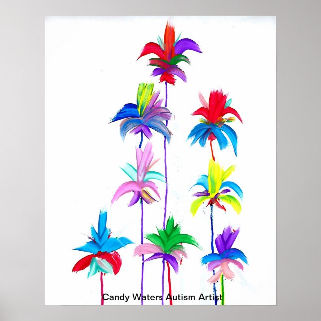 Candy Waters Autisst Artist Poster (Vorne)