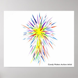 Candy Waters Autisst Artist Poster