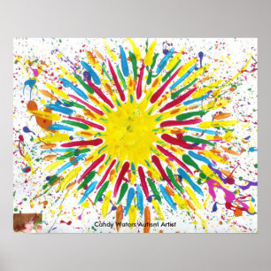 Candy Waters Autisst Artist Poster