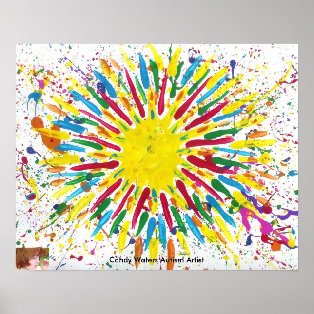 Candy Waters Autisst Artist Poster (Vorne)