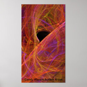 Candy Waters Autisst Artist Poster