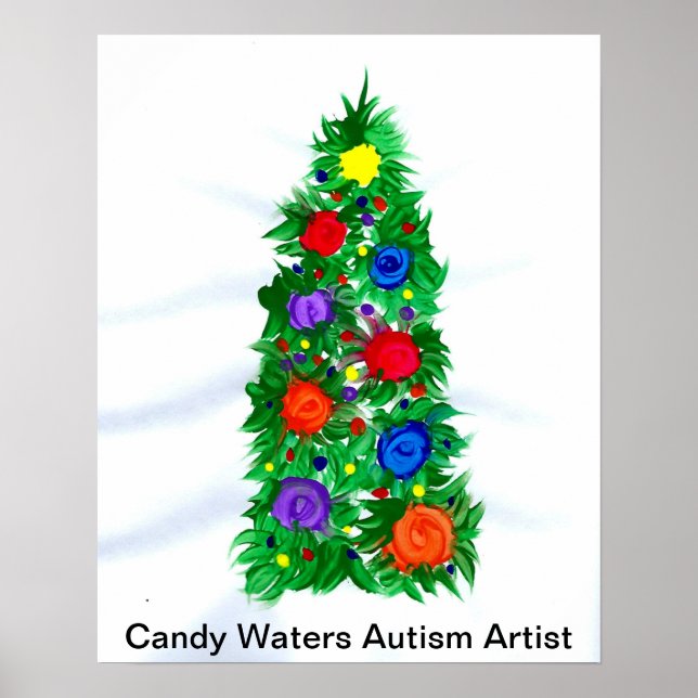Candy Waters Autisst Artist Poster (Vorne)