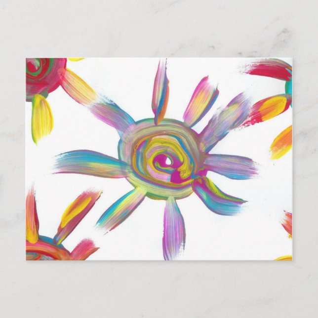 Candy Waters Autisst Artist Postkarte (Vorderseite)