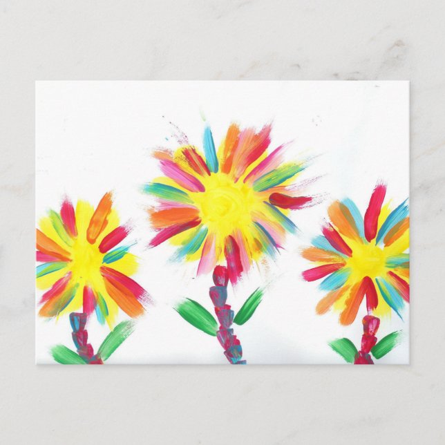 Candy Waters Autisst Artist Postkarte (Vorderseite)