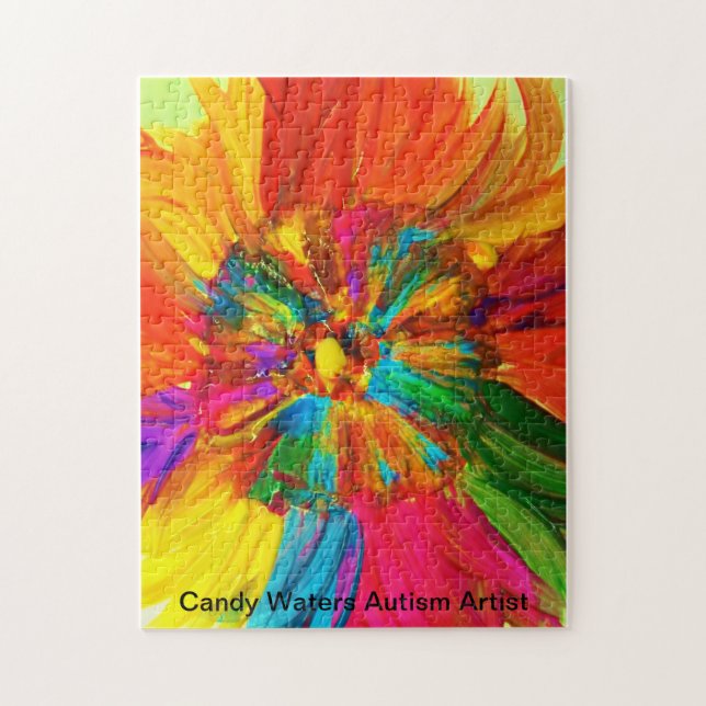 Candy Waters Autisst Artist Puzzle (Vertikal)