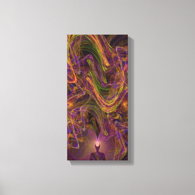 Candy Waters Autisst Künstler Stretched Canvas Pri Leinwanddruck (Vorderseite)