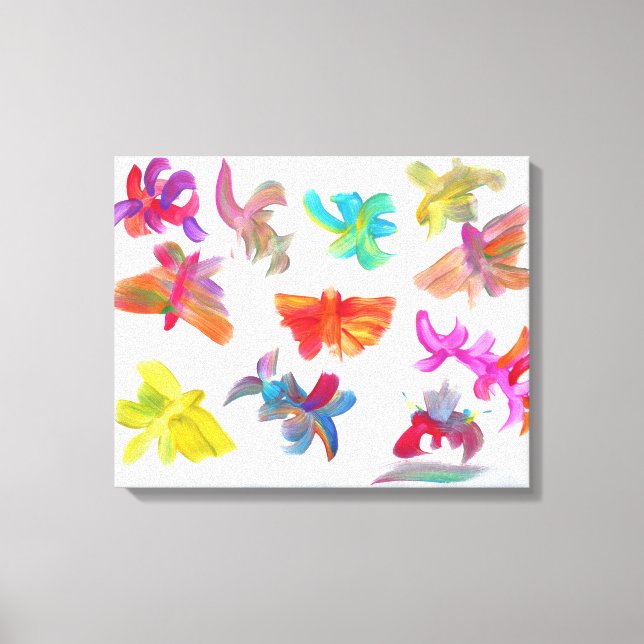 Candy Waters Autist Künstler drucken auf Leinwand (Vorderseite)