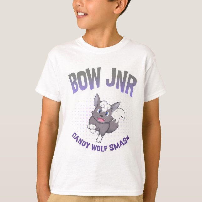 Candy Wolf Smash | BOW Jnr T-Shirt (Vorderseite)